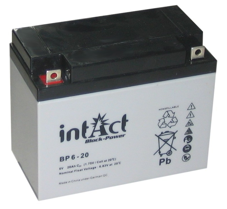 Intact Block-Power 6 V 20Ah (c20)