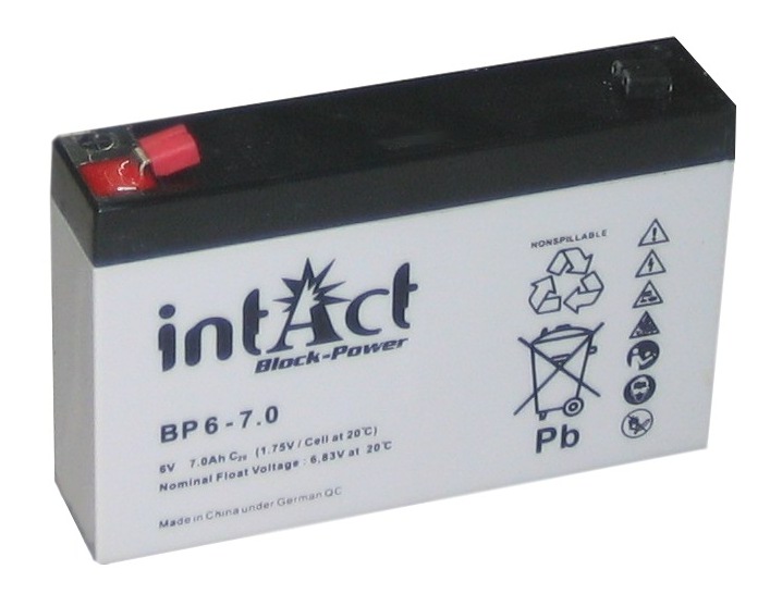 Intact Block-Power 6 V 7Ah (c20)