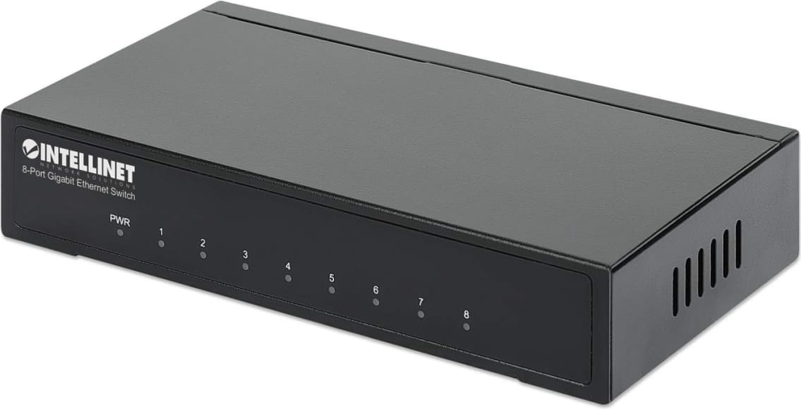Intellinet 8-Port Gigabit Ethernet Slēdzis, darbvirsmas