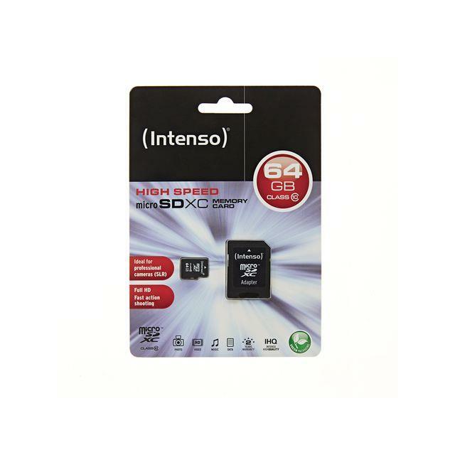 Intenso micro SD 64GB SDXC card