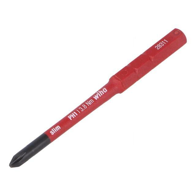 Interchangeable blade; insulated; Phillips; PH1; 1kVAC