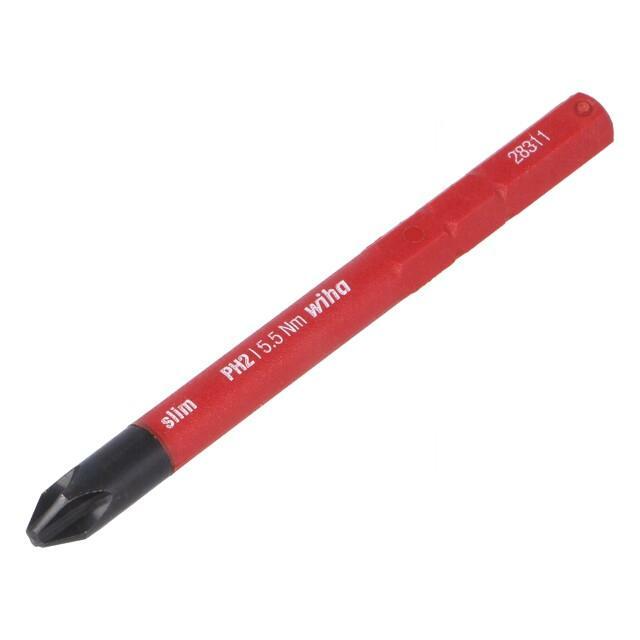 Interchangeable blade; insulated; Phillips; PH2; 1kVAC