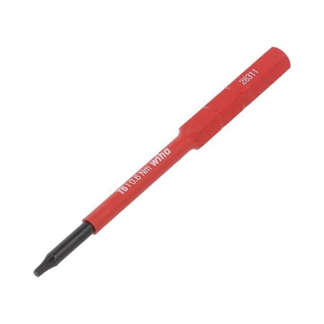 Interchangeable blade; insulated; Torx®; TX06; Overall