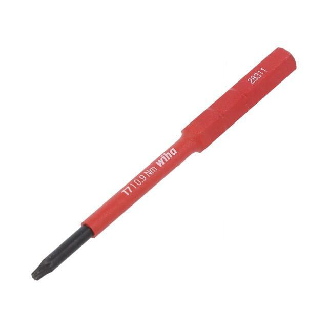 Interchangeable blade; insulated; Torx®; TX07; Overall