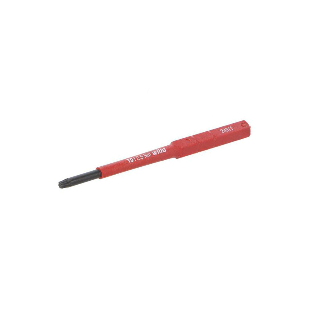 Interchangeable blade; insulated; Torx®; TX09; Overall