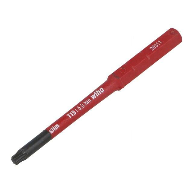 Interchangeable blade; insulated; Torx®; TX15; Overall