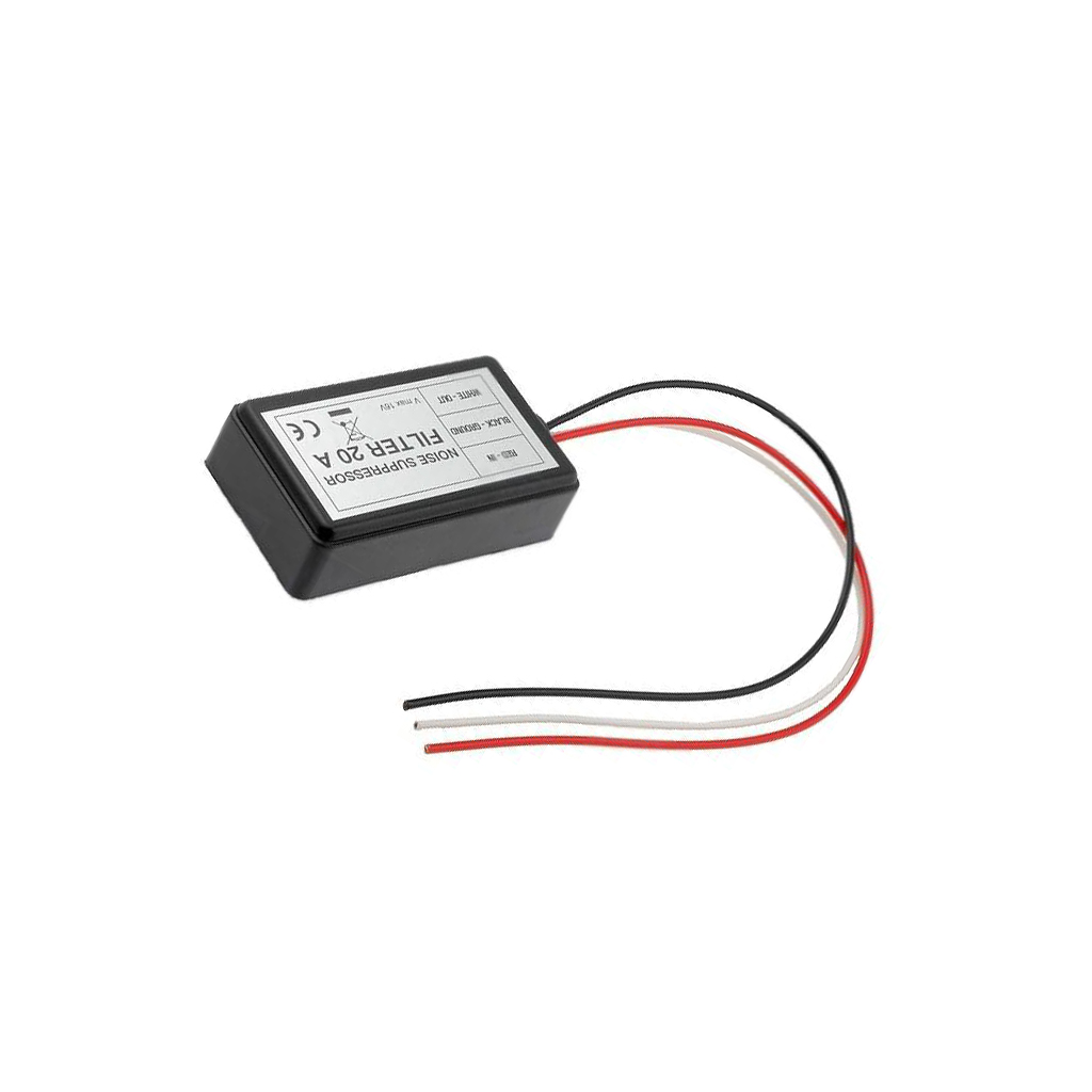 4CARMEDIA Interference filter; 20A; 12VDC |