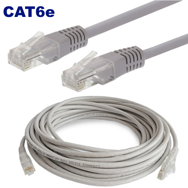 Interneta kabelis CAT6E ar konektoriem (RJ45)-