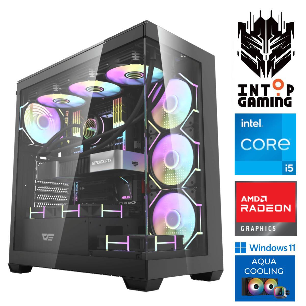 INTOP AQUA i5-14400F 16GB DDR5 1TB