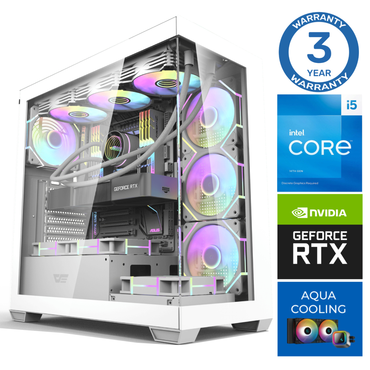 INTOP AQUA i5-14400F 16GB DDR5 1TB