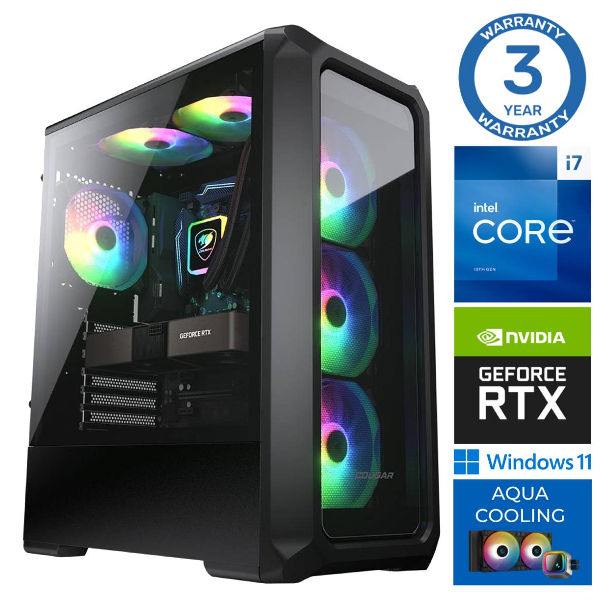 INTOP AQUA i7-14700F 16GB DDR5 2TB