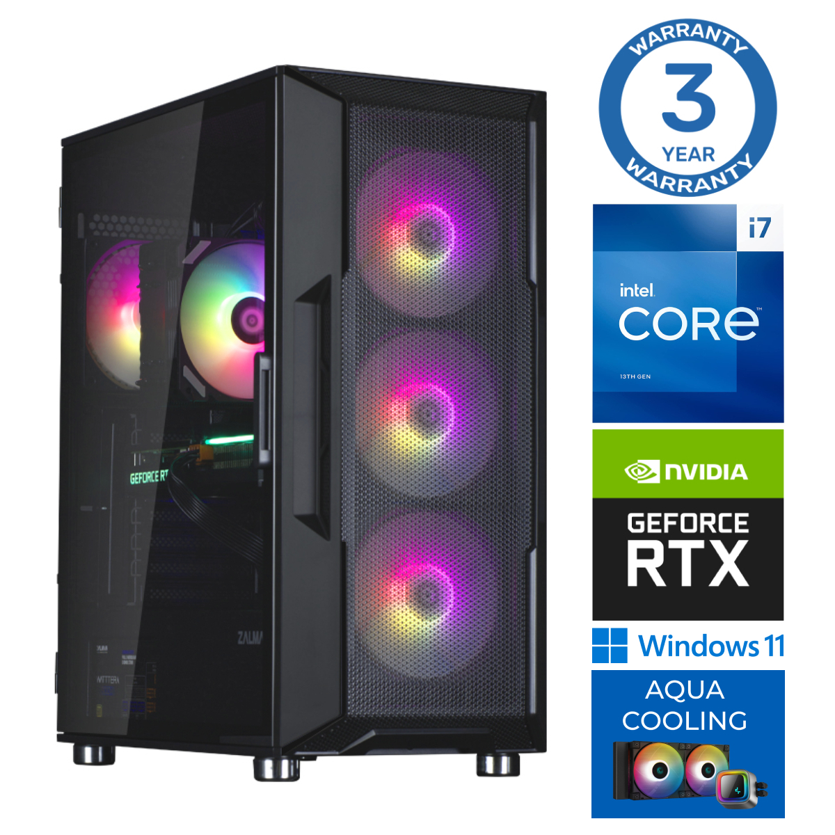 INTOP AQUA i7-14700F 64GB DDR5 2TB