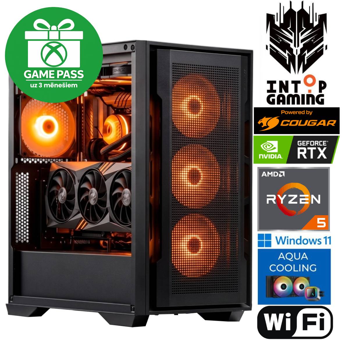 INTOP AQUA Ryzen 5 7500F 16GB