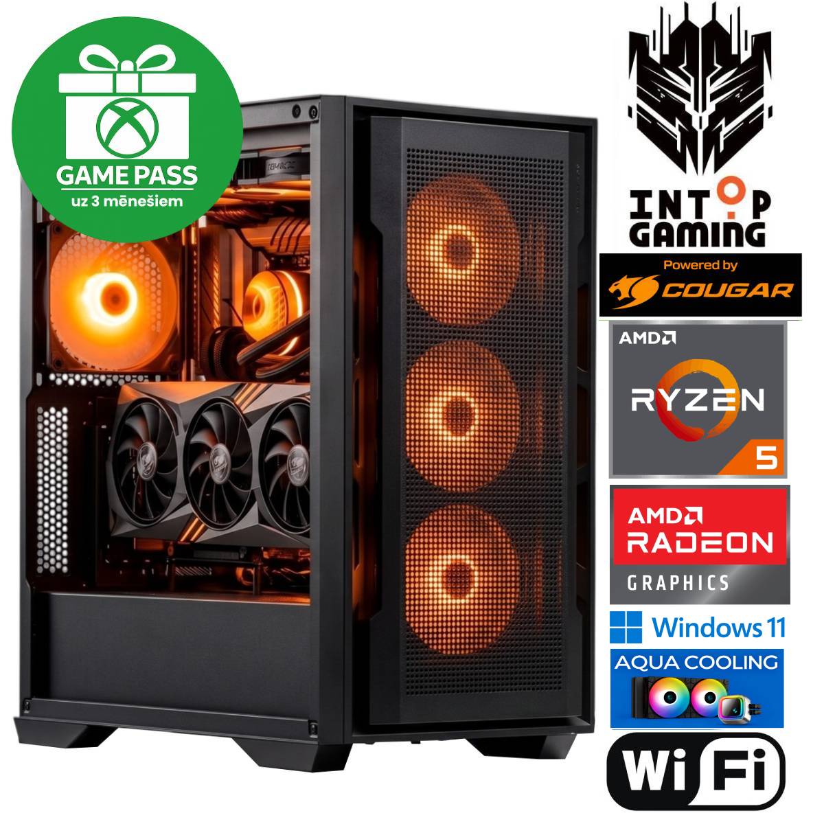 INTOP AQUA Ryzen 5 7500X3D 16GB