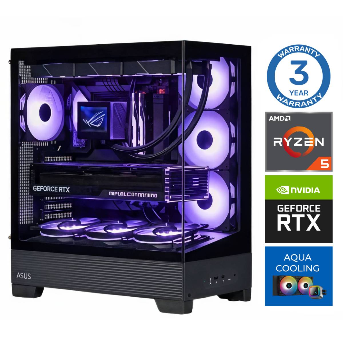 INTOP AQUA Ryzen 5 7500X3D 16GB