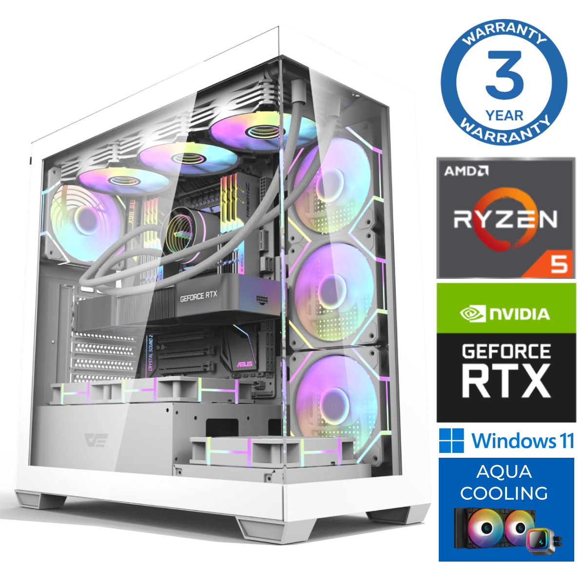 INTOP AQUA Ryzen 5 7500X3D 32GB