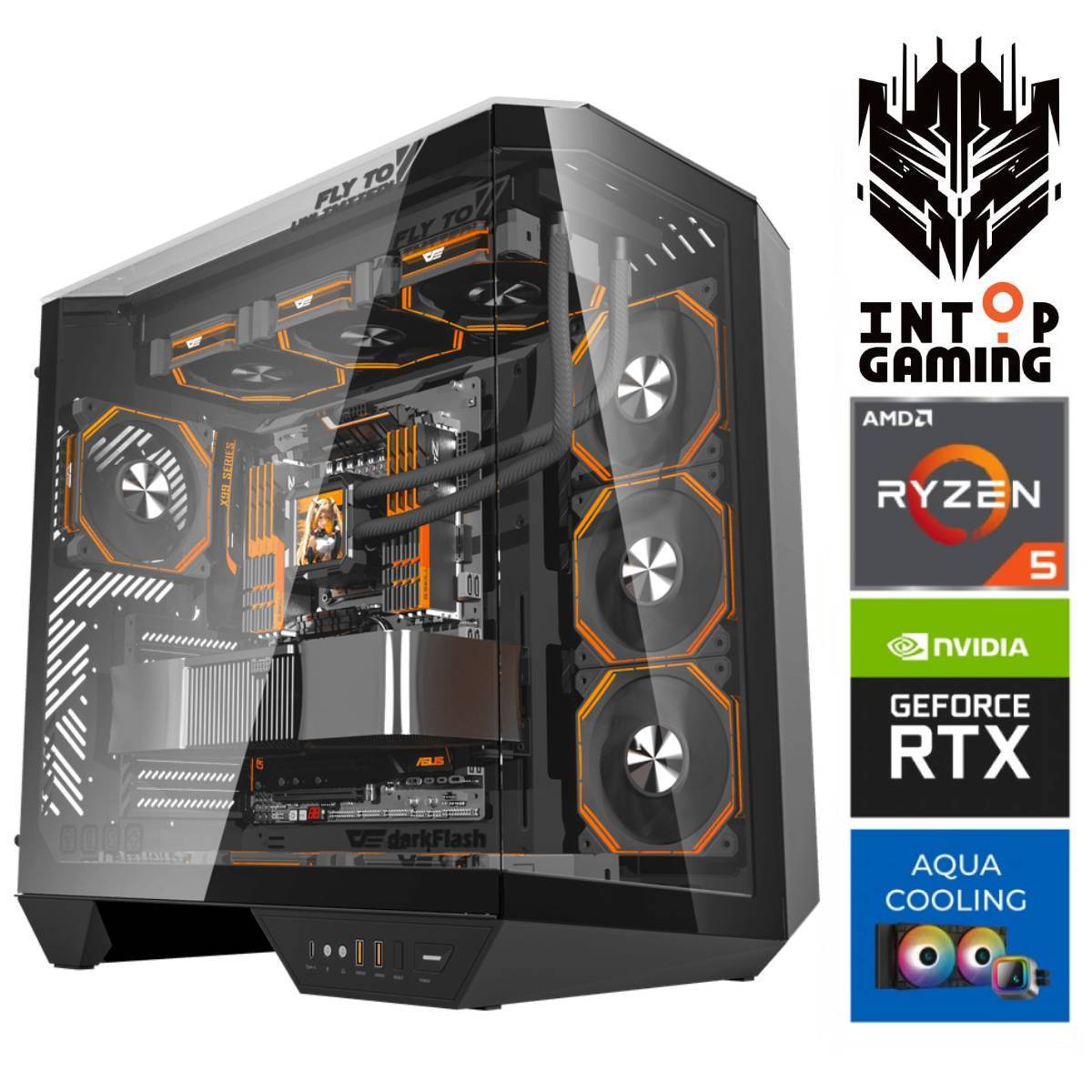 INTOP AQUA Ryzen 5 7500X3D 32GB