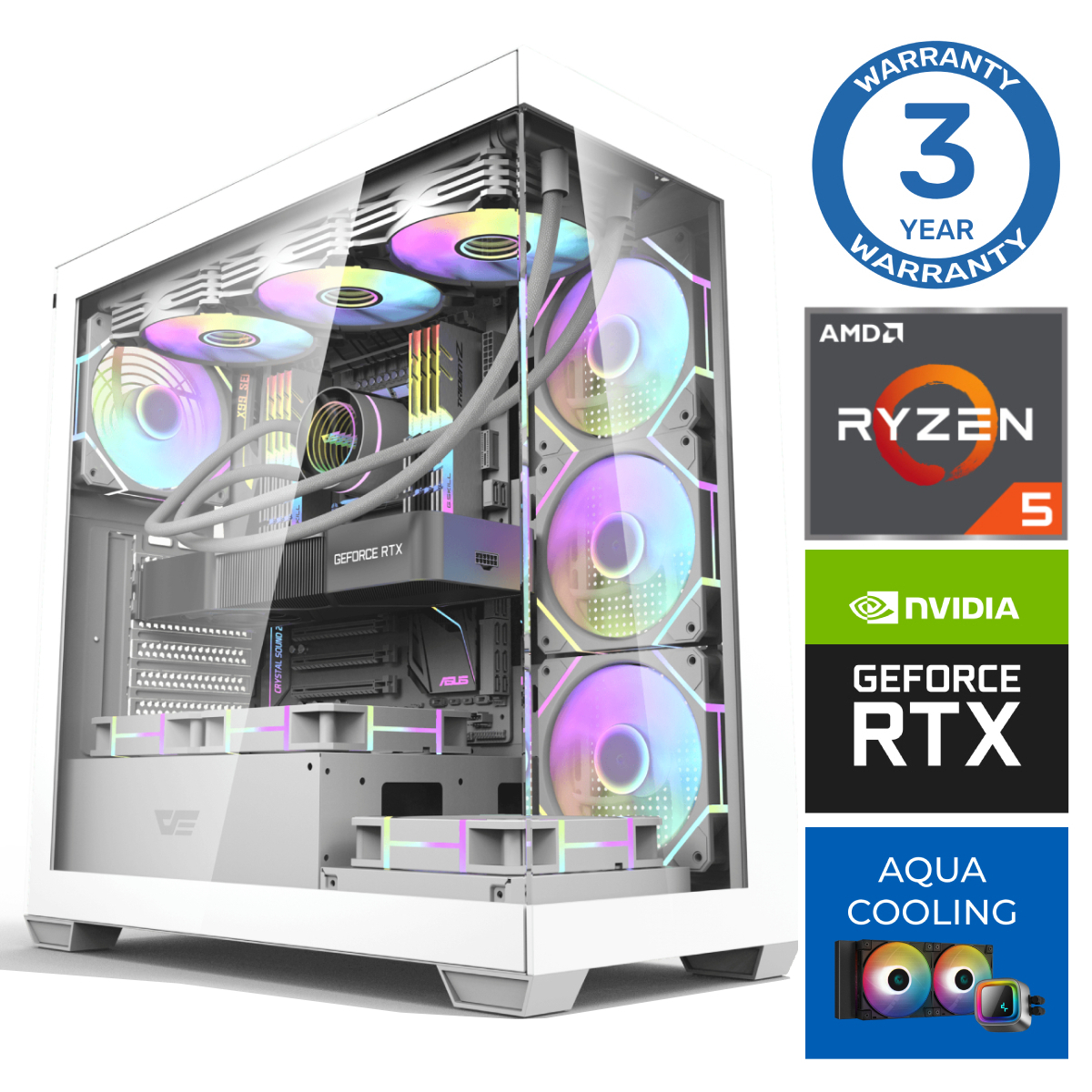 INTOP AQUA Ryzen 5 7500X3D 64GB
