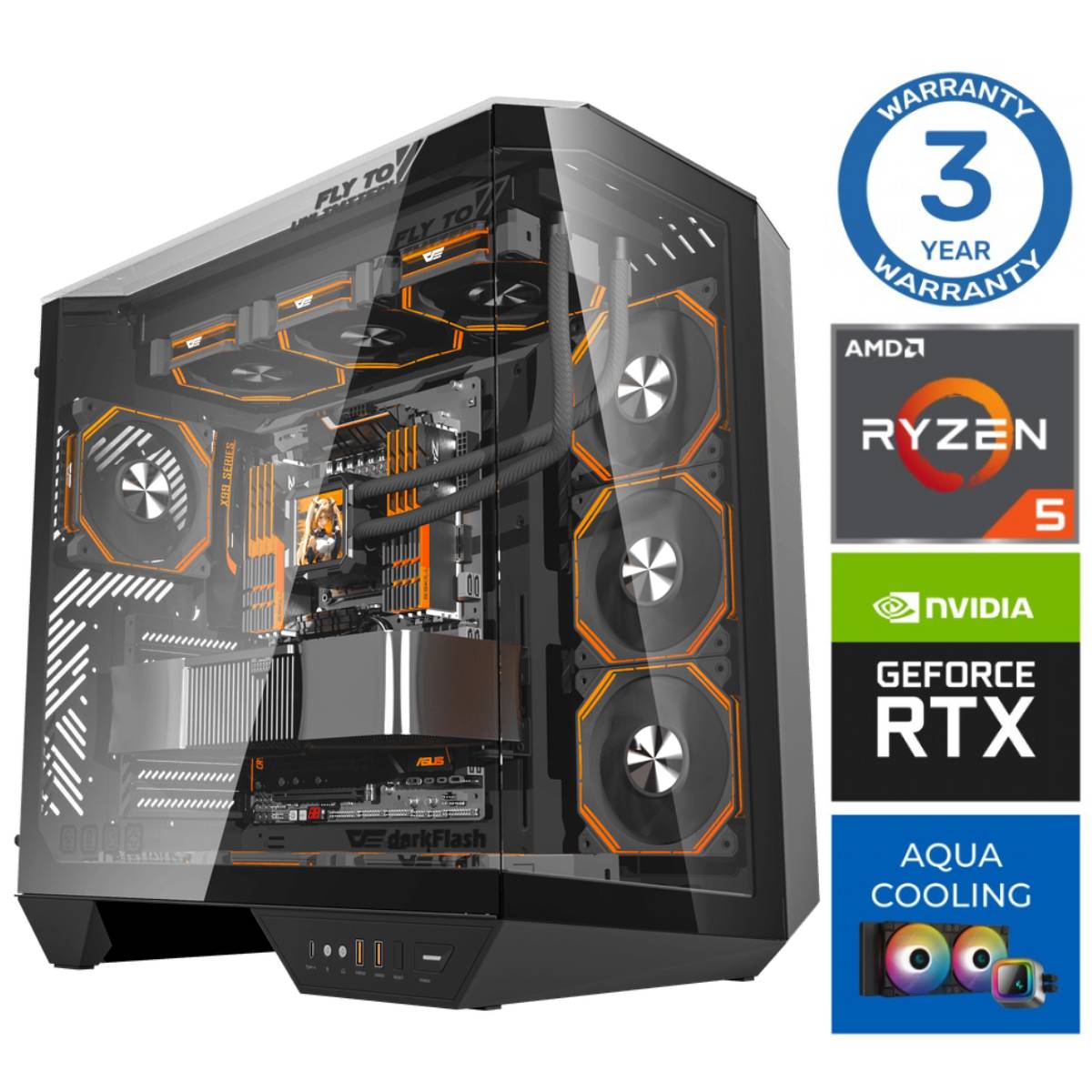 INTOP AQUA Ryzen 5 9600X 64GB