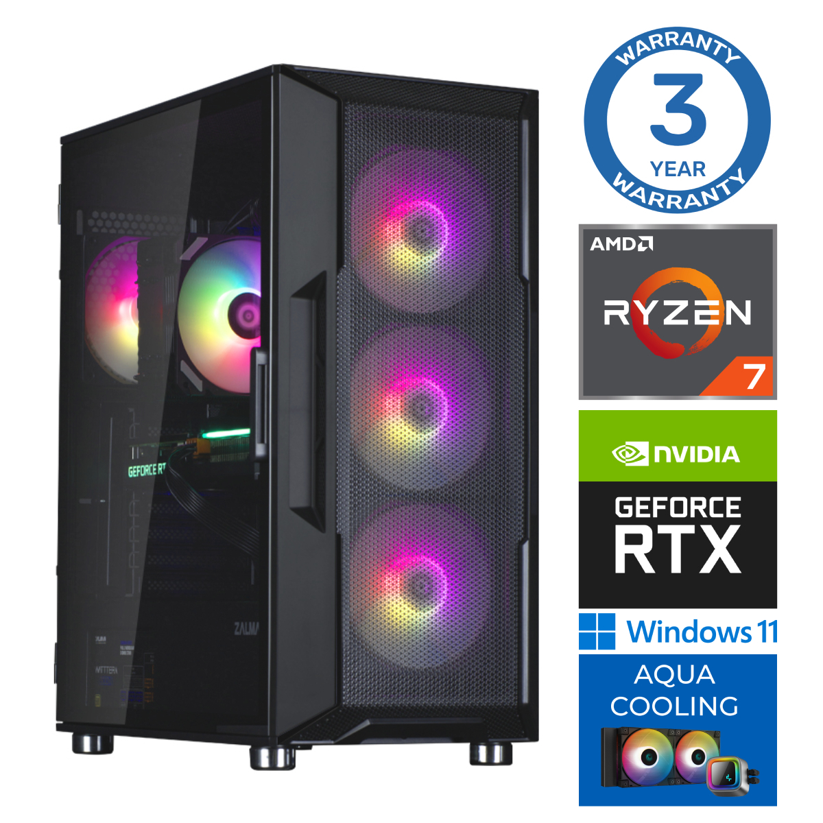 INTOP AQUA Ryzen 7 7700X 64GB