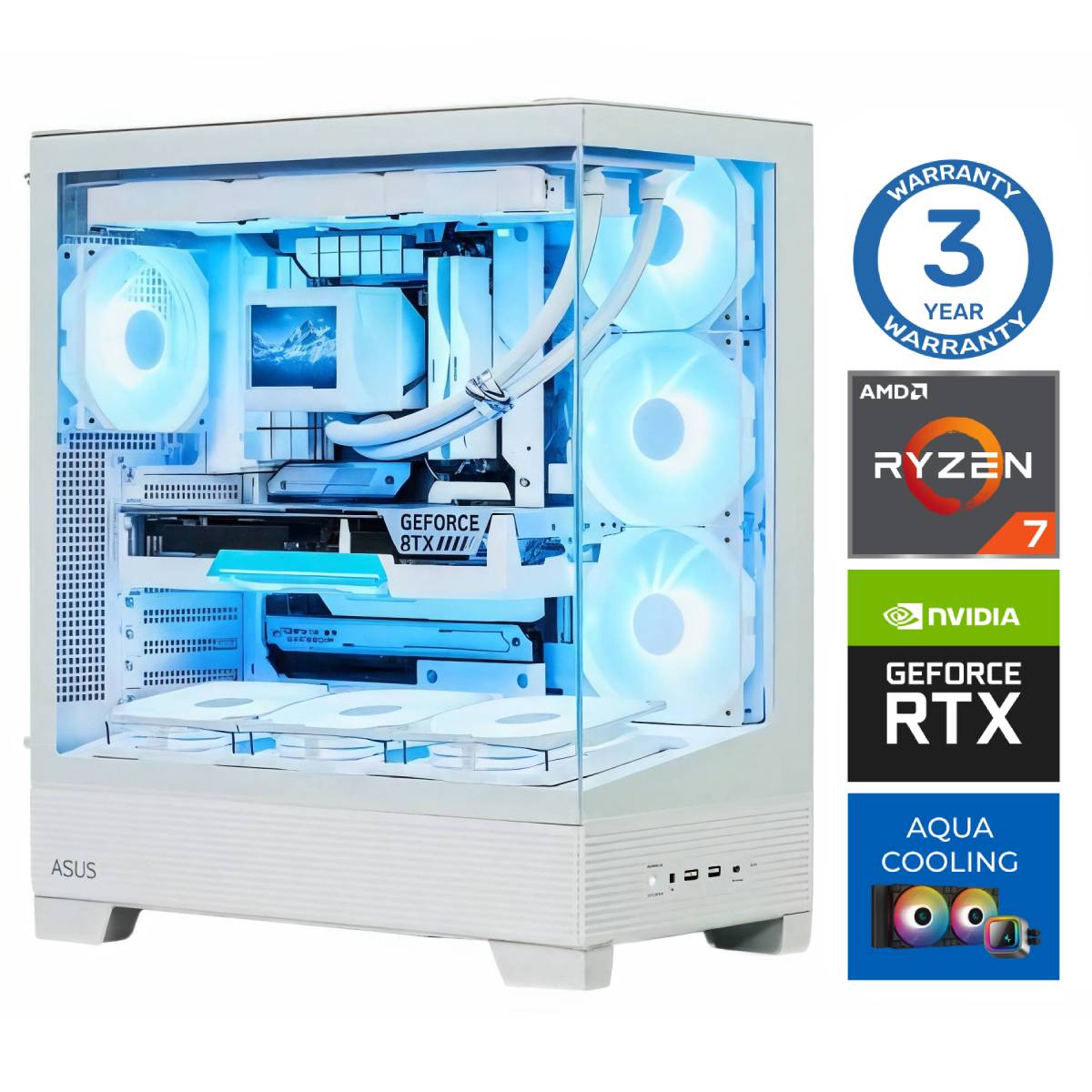 INTOP AQUA Ryzen 7 8700F 16GB