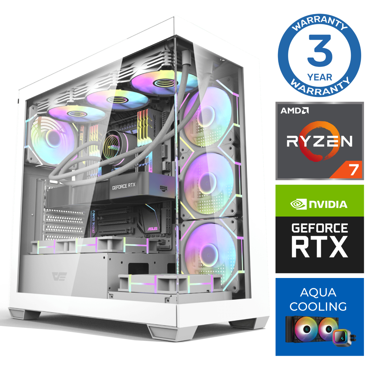 INTOP AQUA Ryzen 7 8700F 16GB