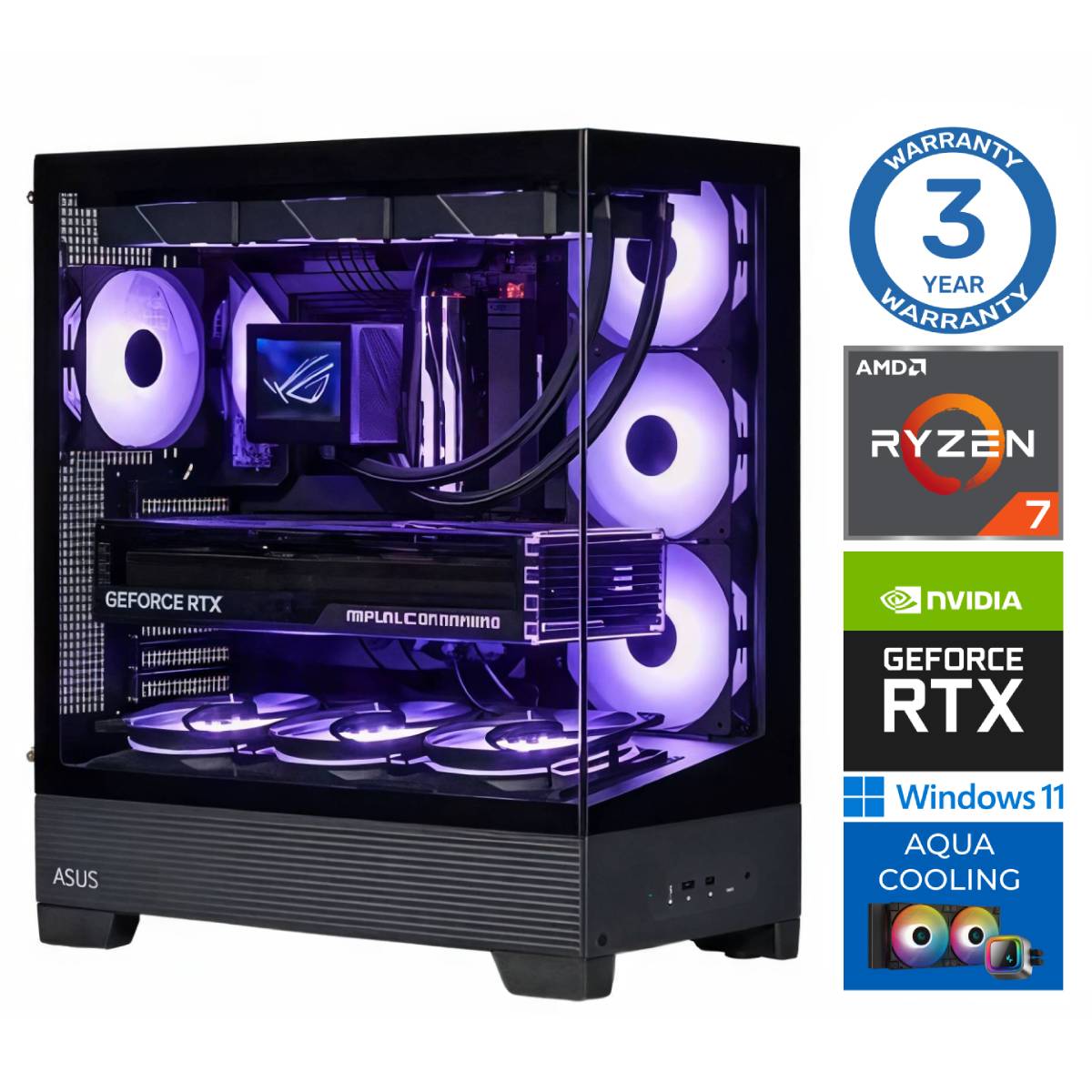INTOP AQUA Ryzen 7 8700F 16GB