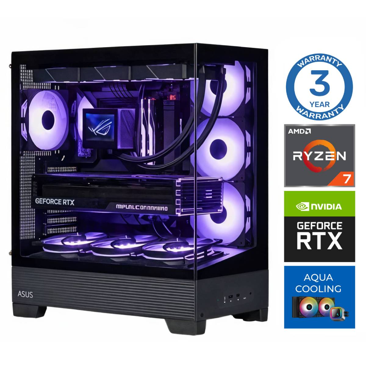 INTOP AQUA Ryzen 7 8700F 64GB