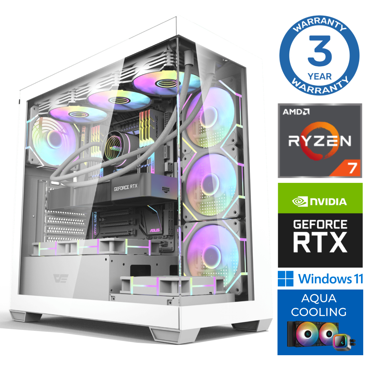INTOP AQUA Ryzen 7 9700X 32GB
