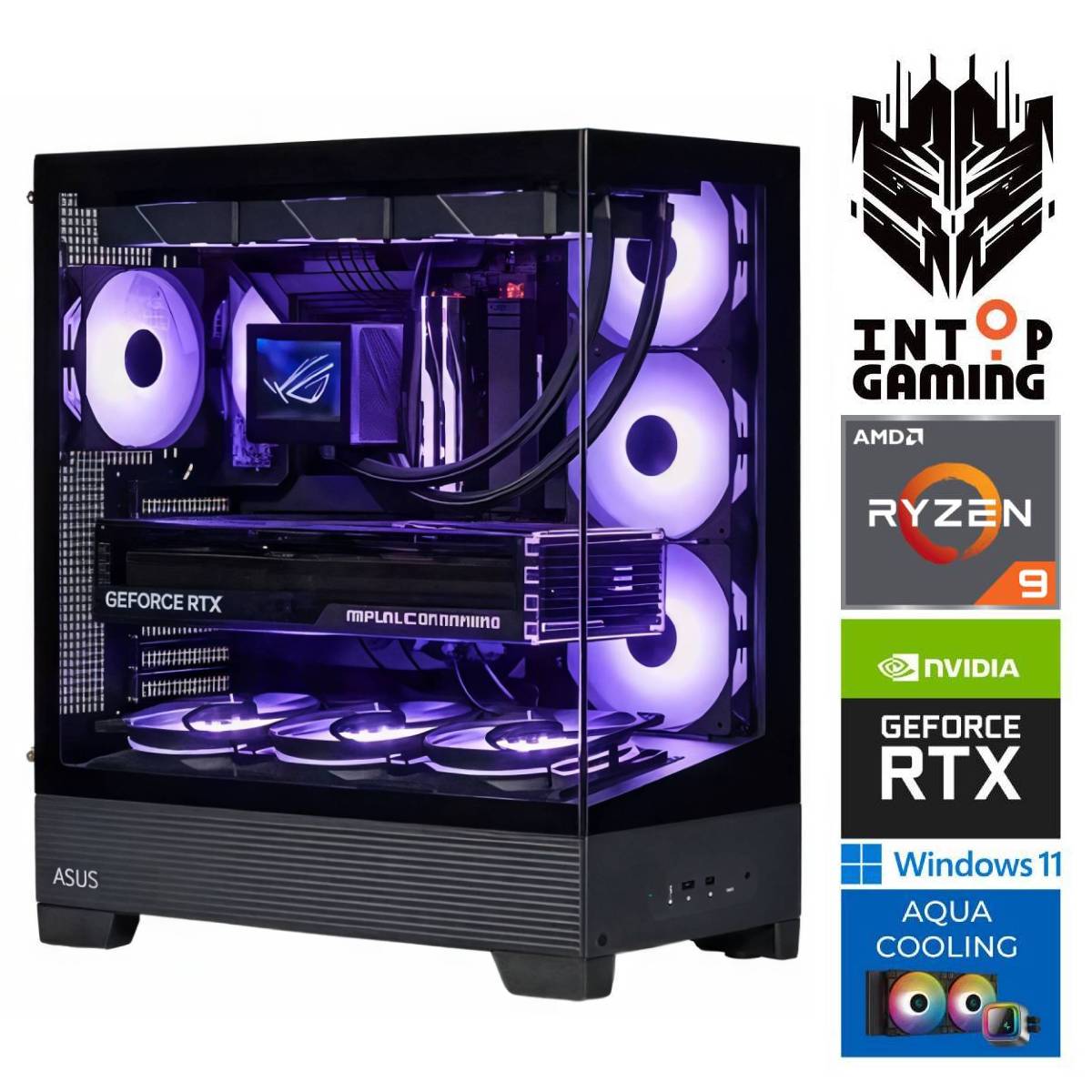 INTOP AQUA Ryzen 9 9900x 64GB