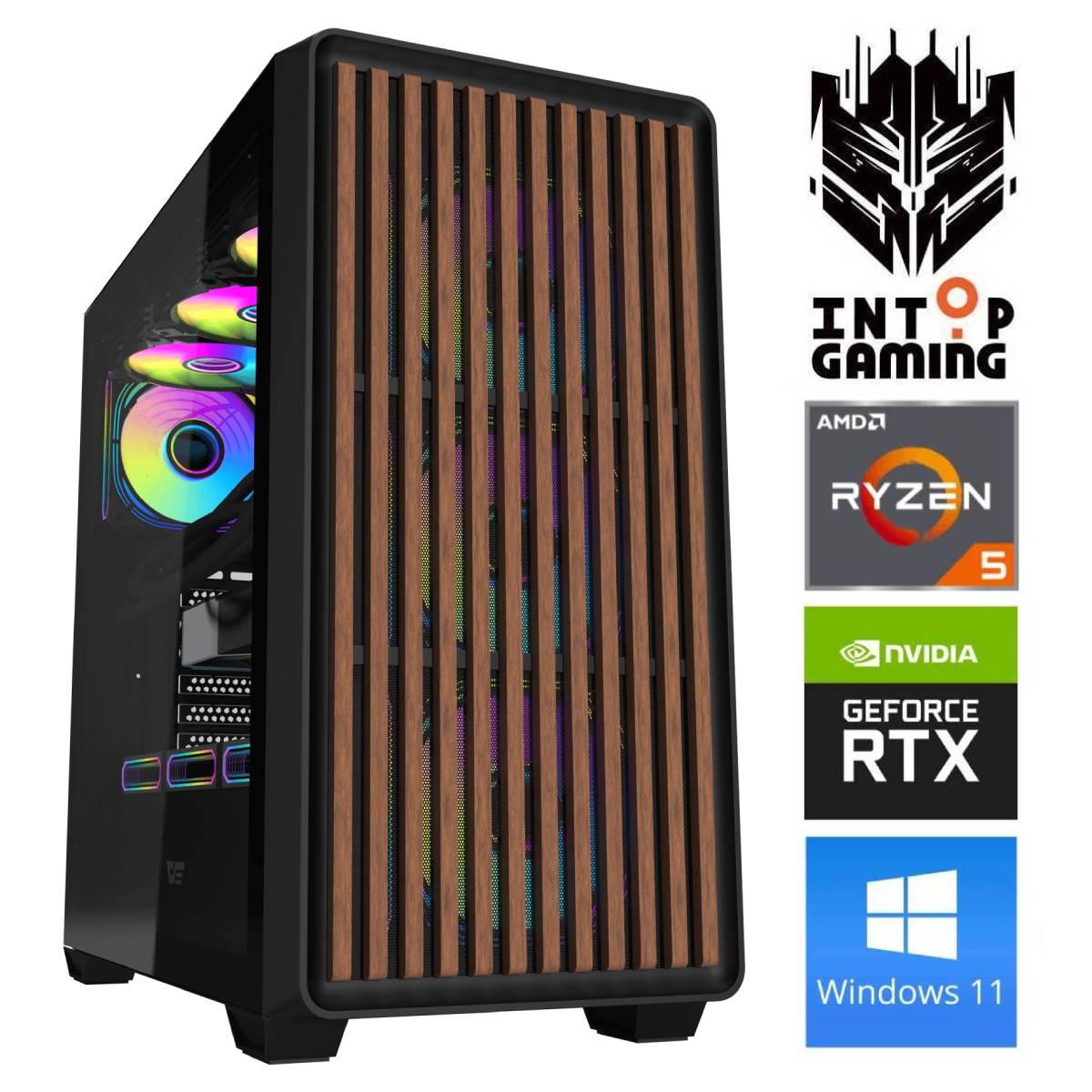 INTOP Ryzen 5 5500 16GB 250SSD