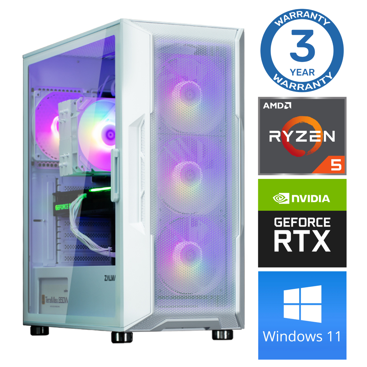 INTOP Ryzen 5 5500 16GB 500SSD