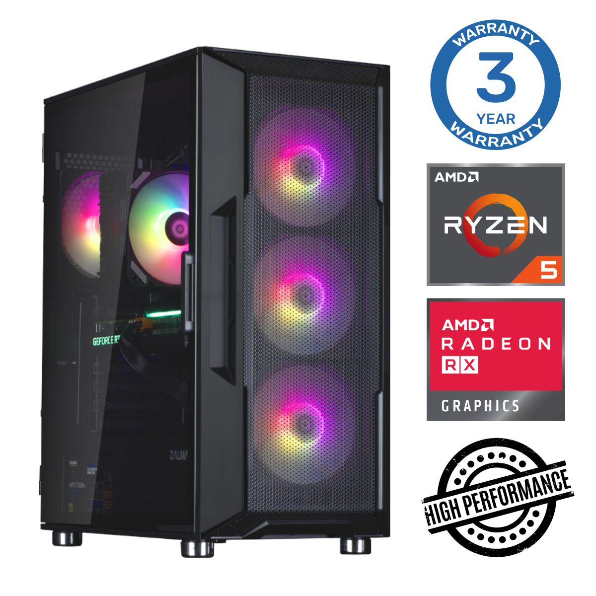 INTOP Ryzen 5 500 16GB 500SSD