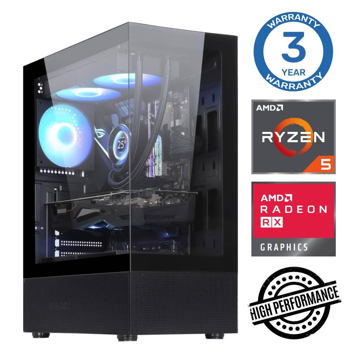 INTOP Ryzen 5 500 16GB 500SSD