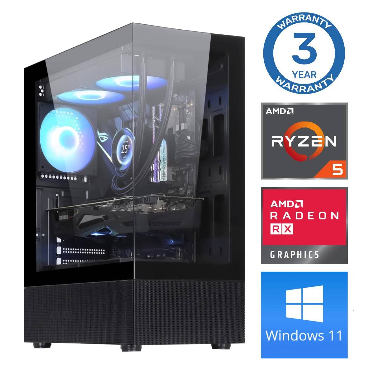 INTOP Ryzen 5 5500 64GB 500SSD