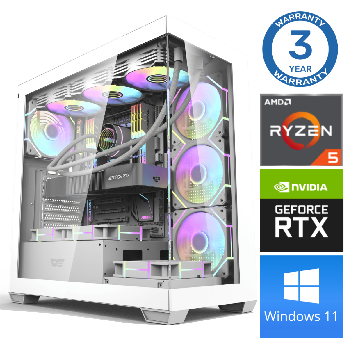 INTOP Ryzen 5 7500F 16GB DDR5