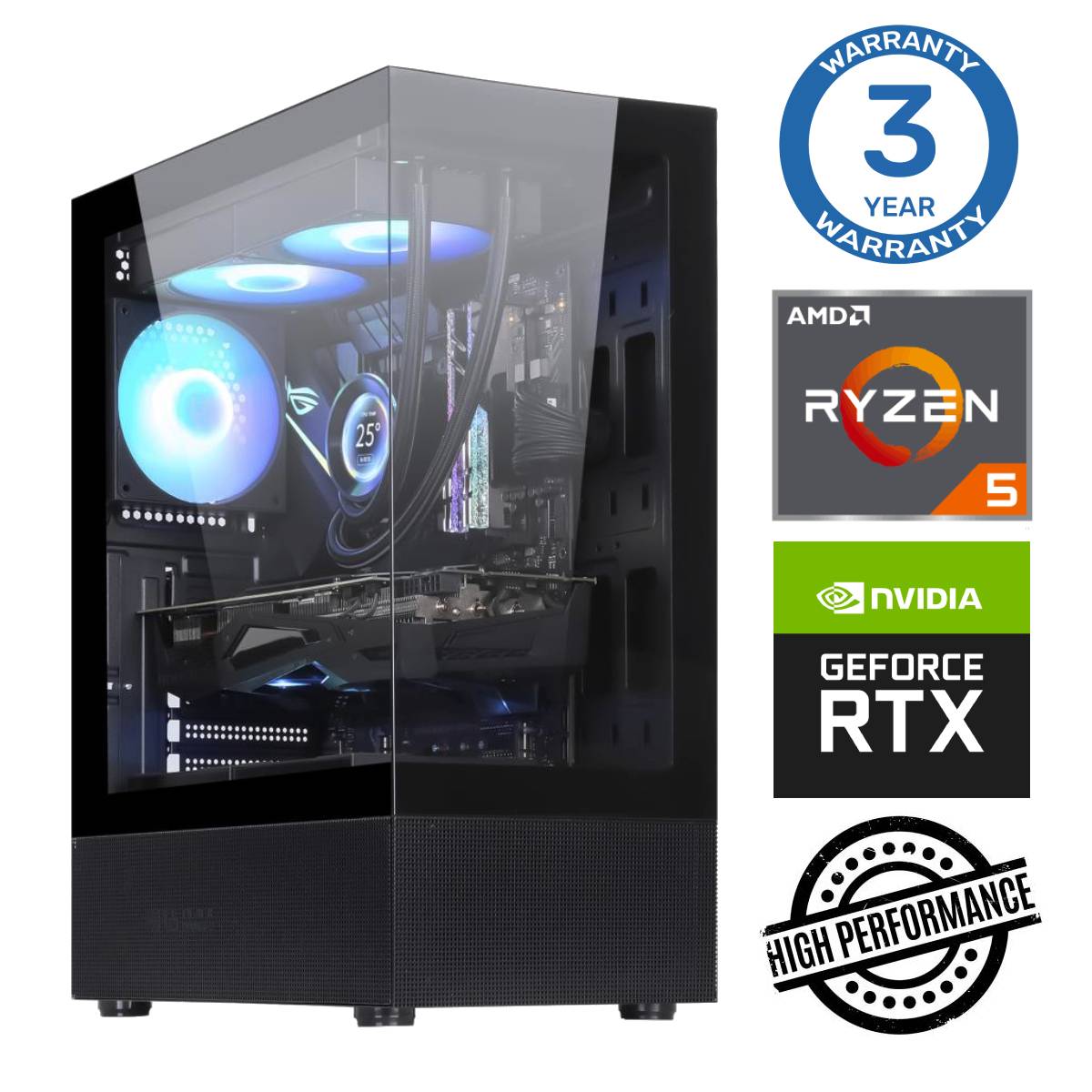 INTOP Ryzen 5 7500X3D 16GB DDR5