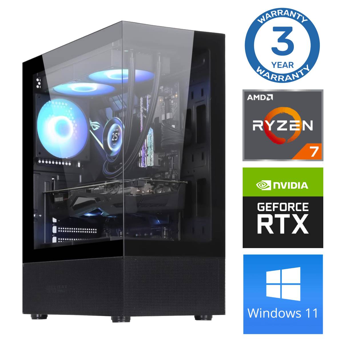 INTOP Ryzen 7 5700X 16GB 1TB
