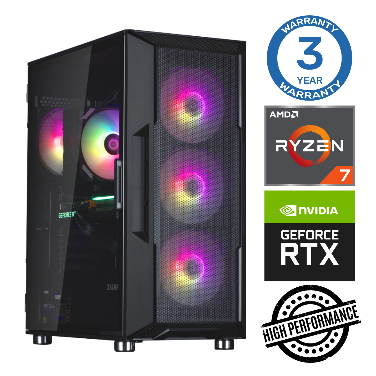 INTOP Ryzen 7 5700X 16GB 250SSD