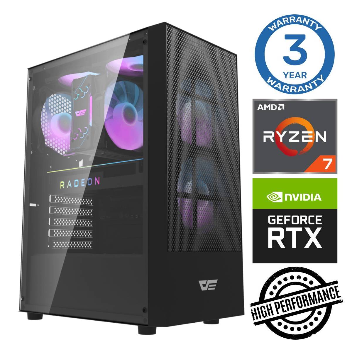 INTOP Ryzen 7 5700X 16GB 500SSD
