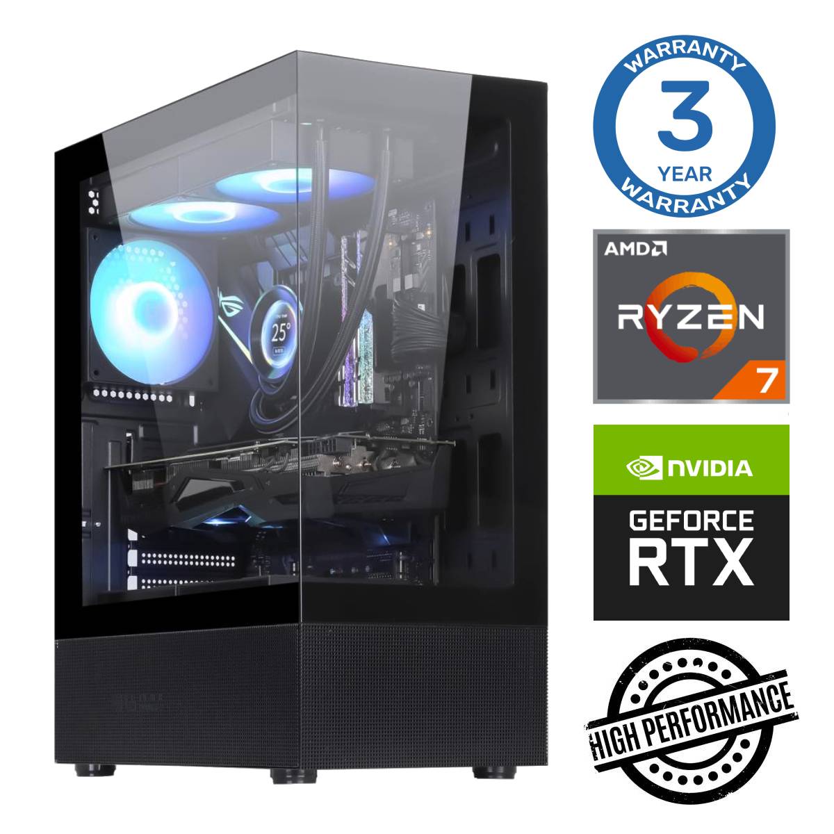 INTOP Ryzen 7 5700X 16GB 500SSD