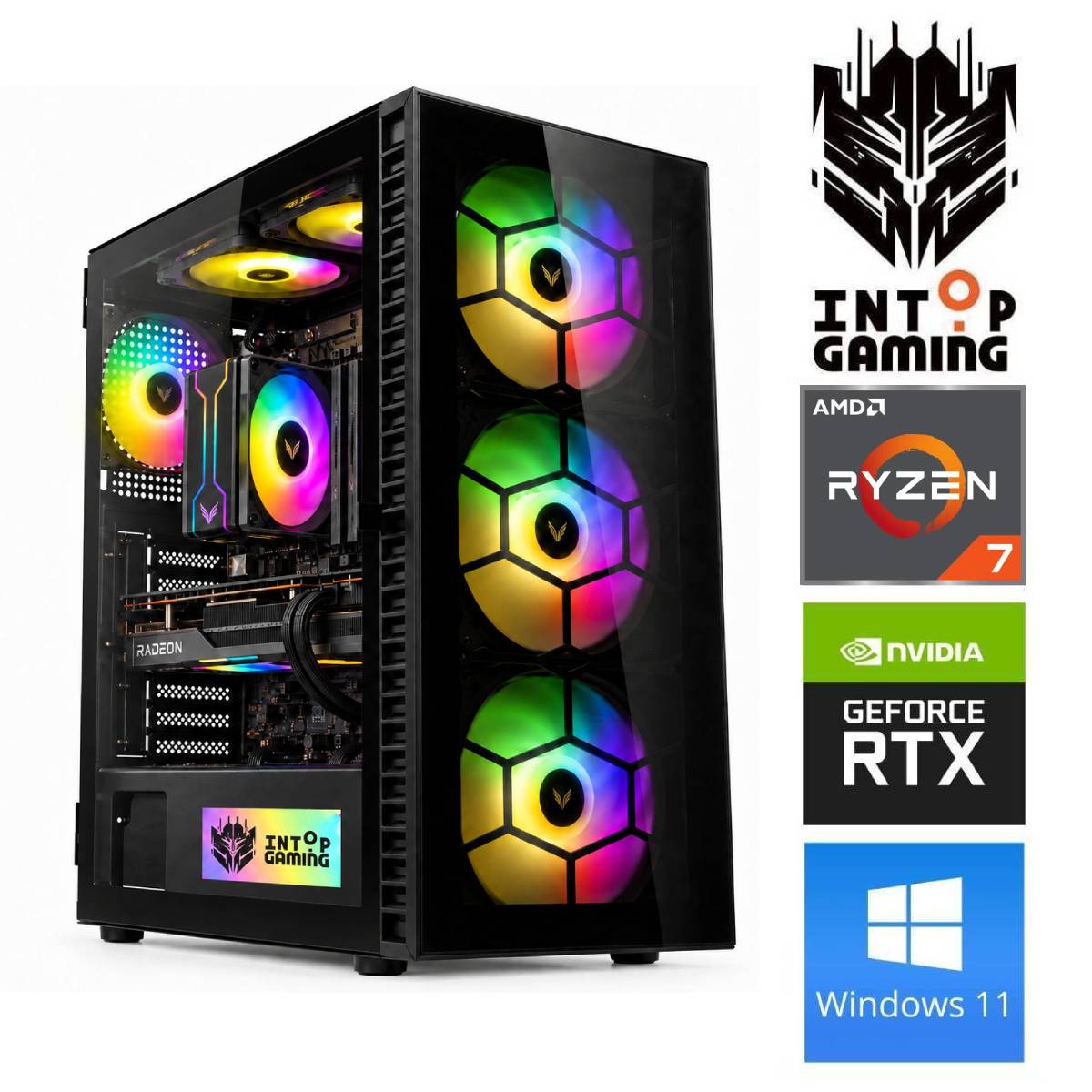 INTOP Ryzen 7 5700X 32GB 500SSD