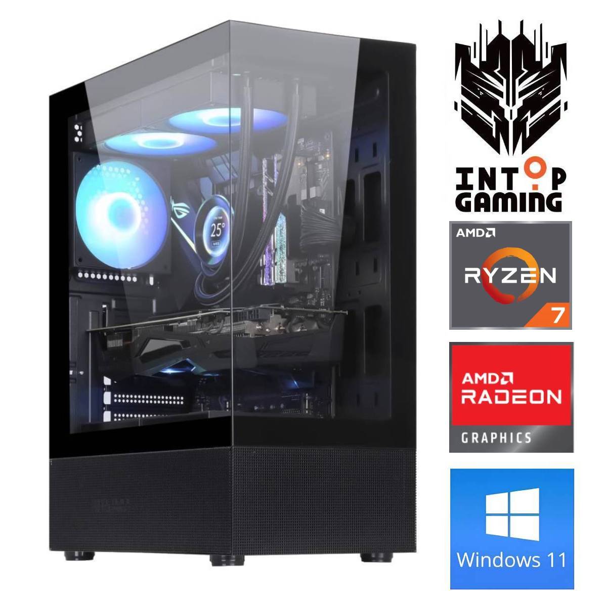 INTOP Ryzen 7 5700X 32GB 500SSD