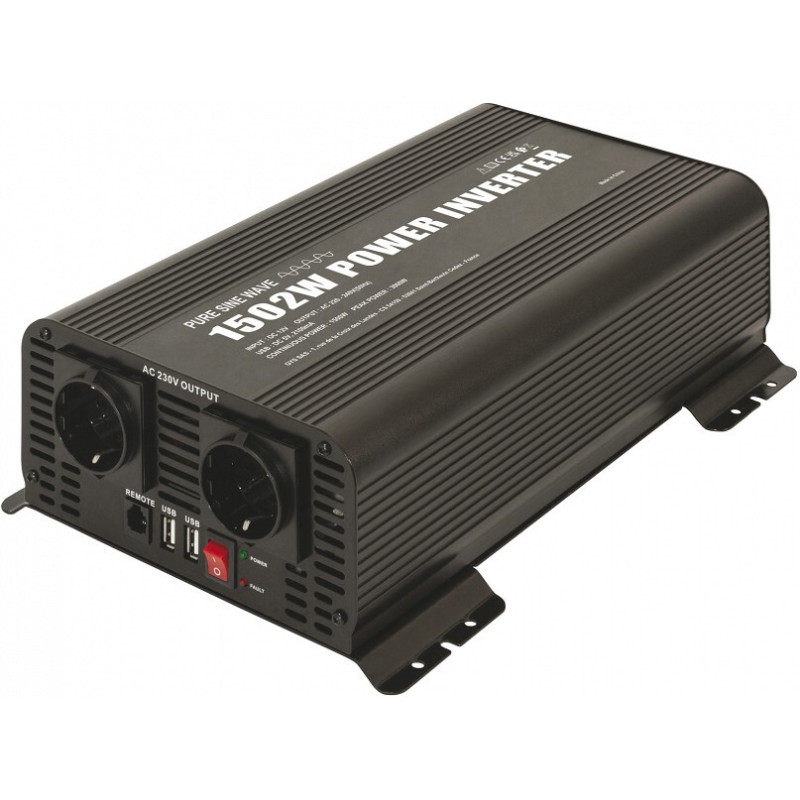 Invertors, strāvas pārveidotājs 12V  230V 1502W
