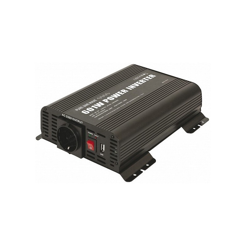 Invertors, strāvas pārveidotājs 12V  230V 600/1200W