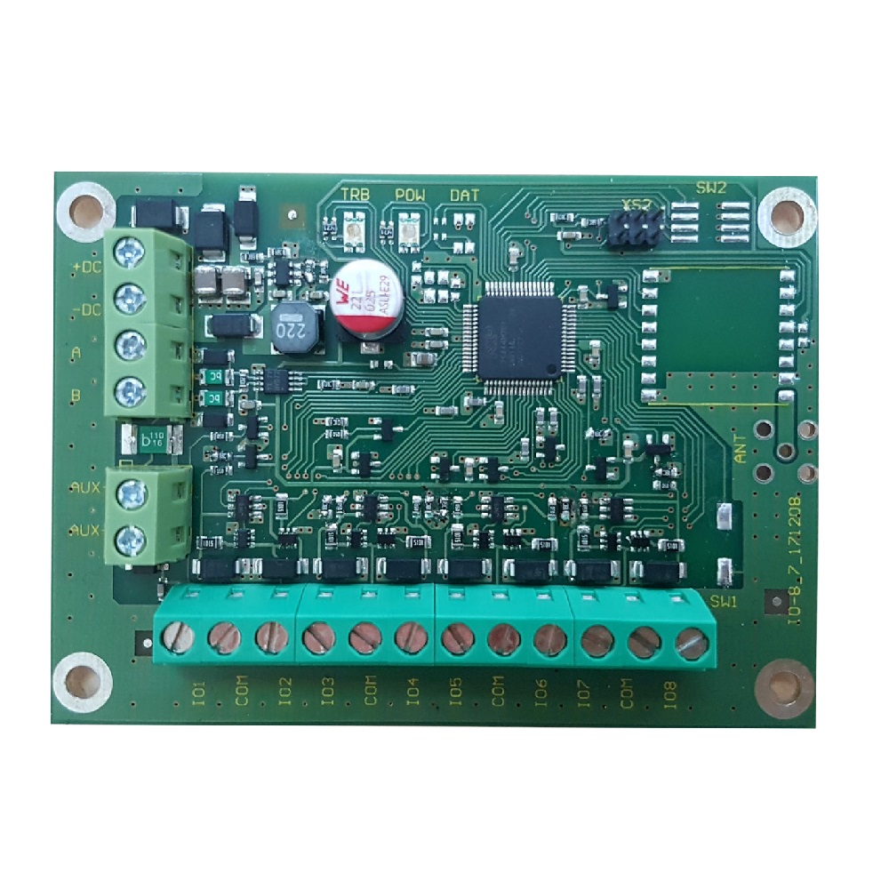 IO-8 ~ 8 terminālu paplašinātājs (IN/OUT)