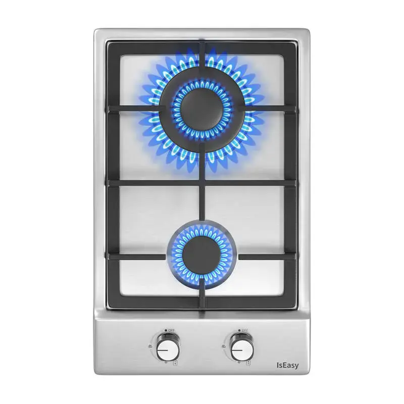 IsEasy dual-zone gas stove MGBS-312A (stainless