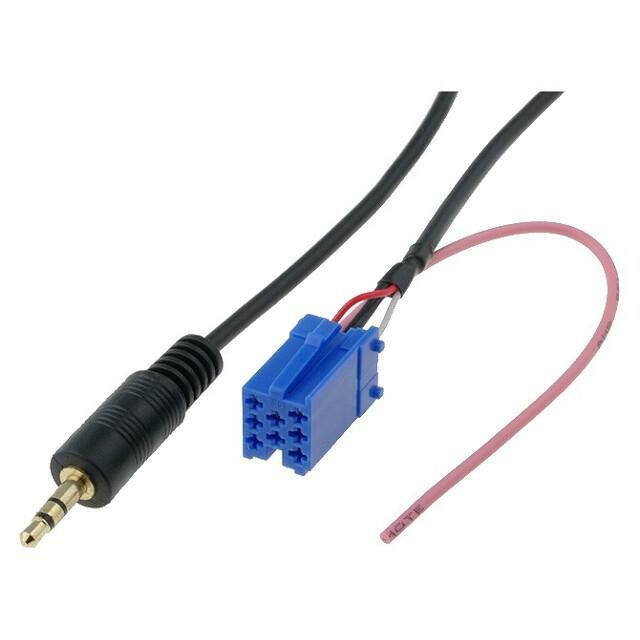 4CARMEDIA ISO kabelis ZRS-AUX/BC-JACK Becker, Blaupunkt
