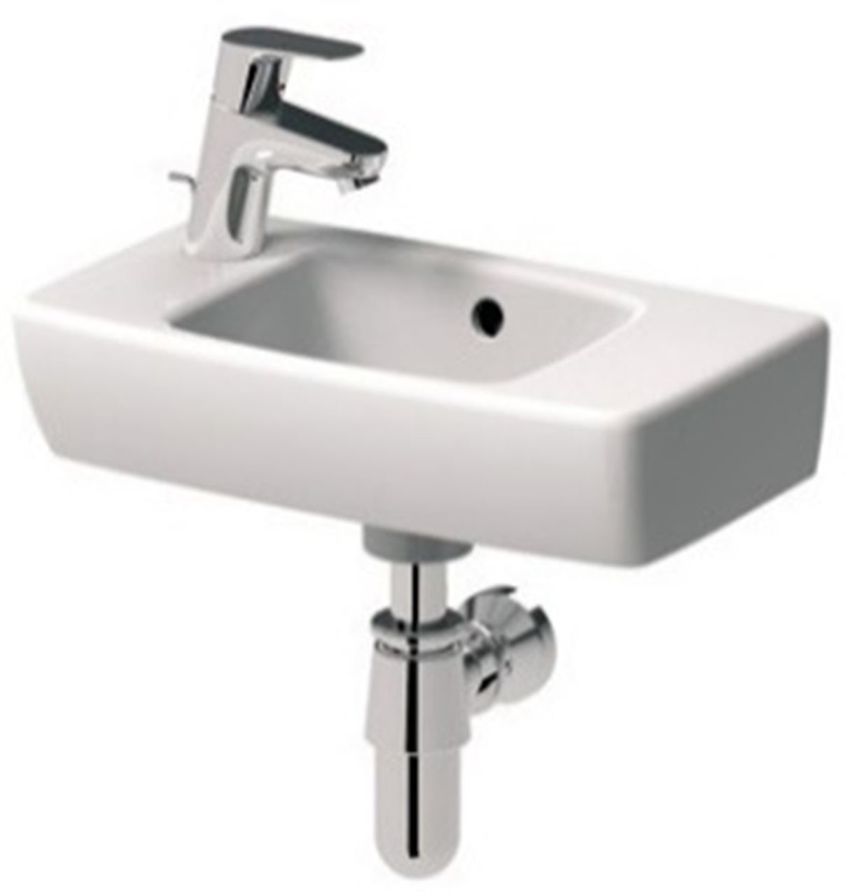 Izlietne GEBERIT SELNOVA Square 45X25cm kreisā