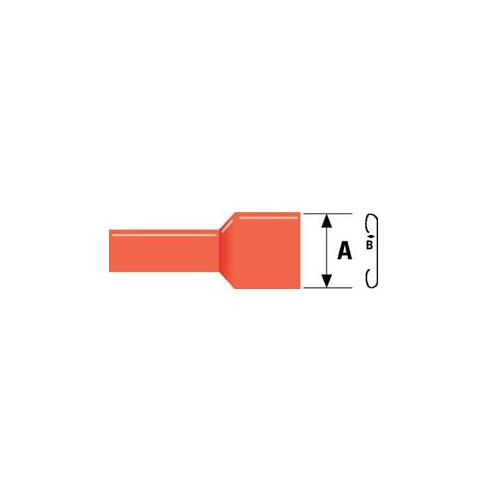 OEM Izolēta ligzda 4.8mm sarkana